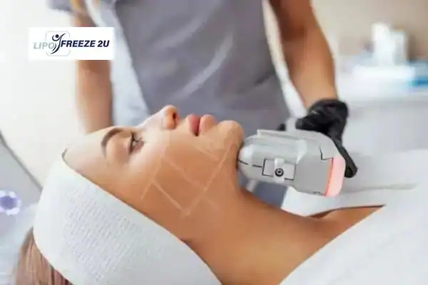 image of HIFU Cardiff treatment in progress.