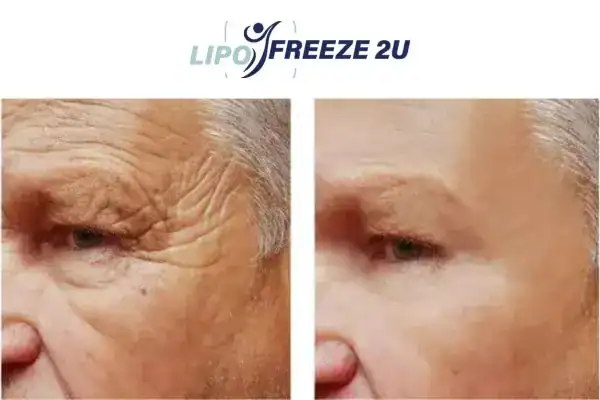 Mens before and after Morpheus 8 Cardiff results.