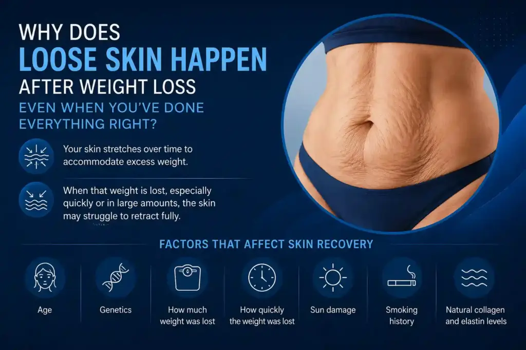 Why Does Loose Skin Happen After Weight Loss Even When You’ve Done Everything Right Cardiff?